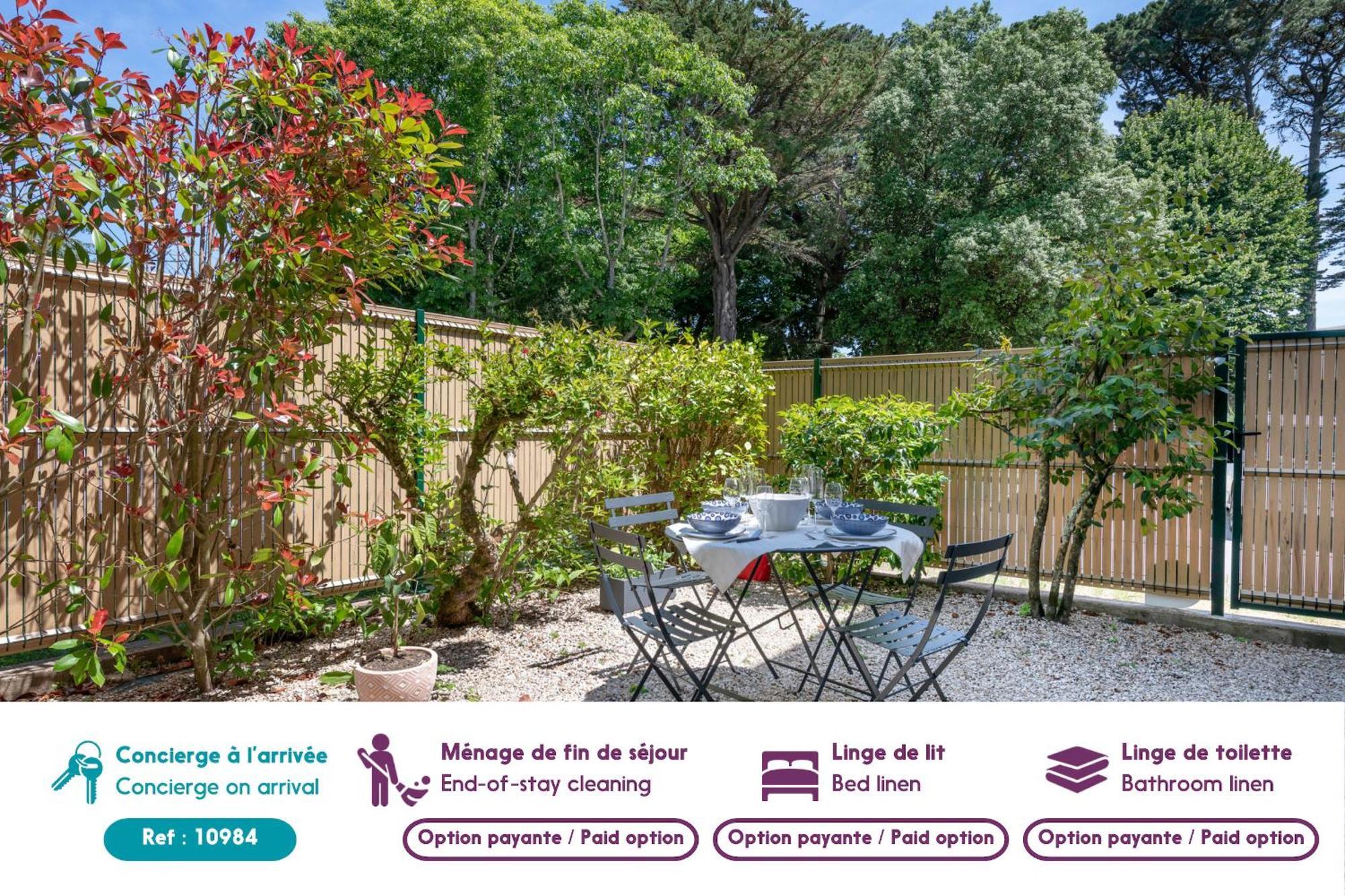 Rez-De-Jardin Pour 3 Personnes Proche De La Plage Pornic Buitenkant foto